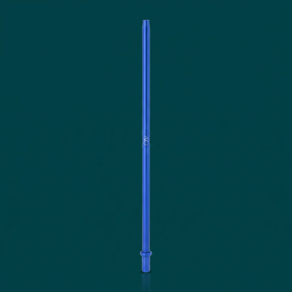AO Mundstück Alu Slimliner Matt Blau