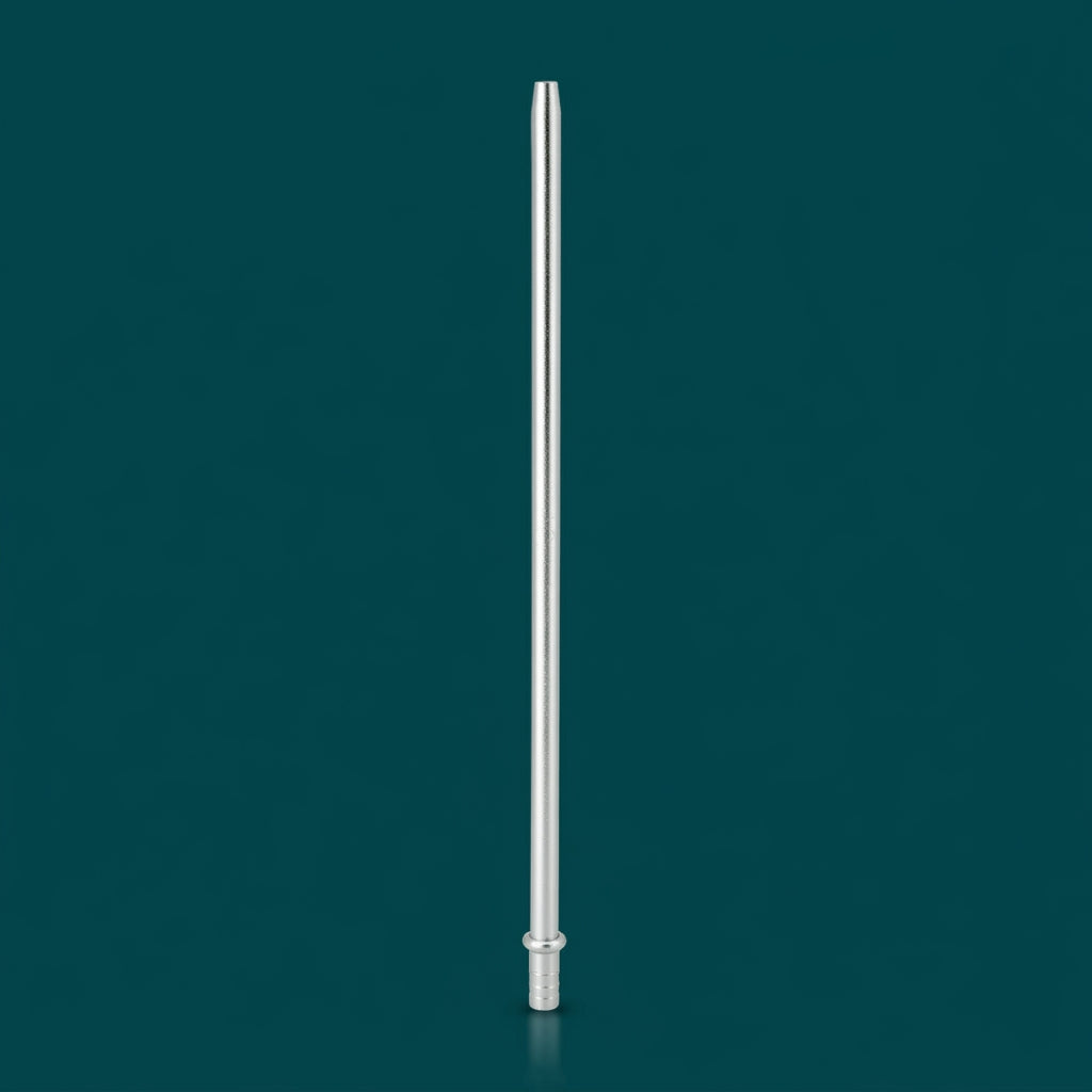 AO Mundstück Alu Slimliner Matt Silber