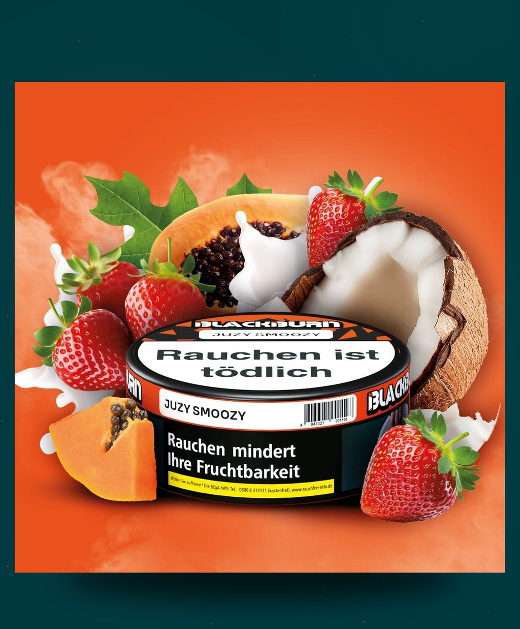 Blackburn Shisha Tabak Juzy Smoozy 100g – Produktbild 2 – online kaufen bei Smokez