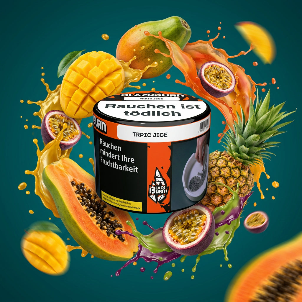 Blackburn Tabak Tripic Jice 200g - Tropischer Fruchtcocktail