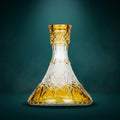Caesar Crystal Bohemiae Caesar Crystal Large Cone - Hoarfrost Up - Yellow Shisha Bowl online kaufen bei Smokez