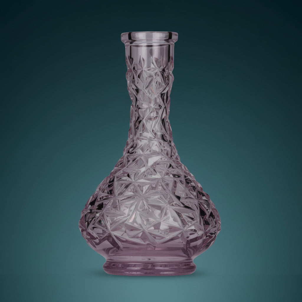 Caesar Crystal Bowl Drop Rock Pink - Handgefertigte Bleikristall Shisha Bowl