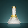 Caesar Crystal Large Cone - Hoarfrost Up - Yellow