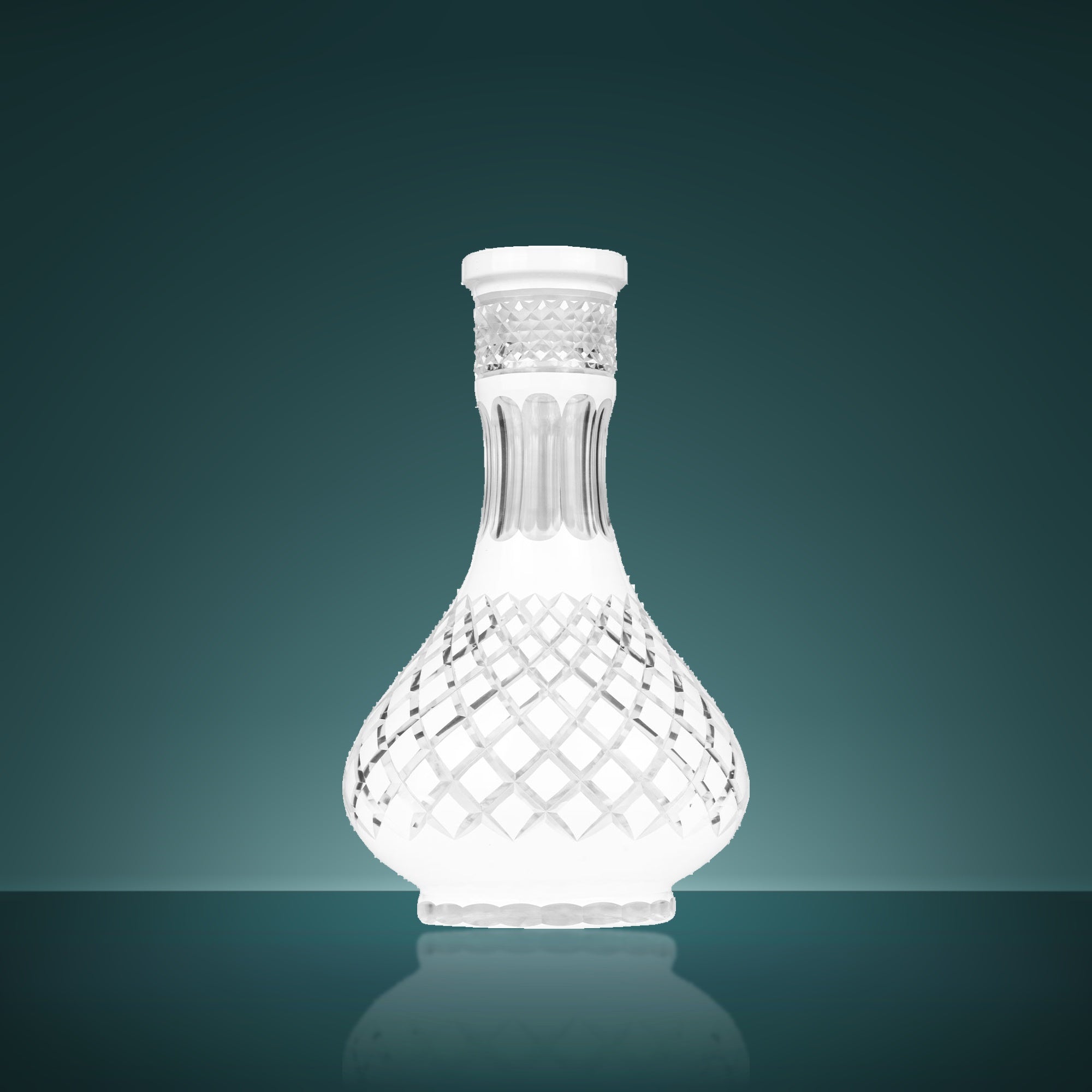 Caesar Crystal Large Drop - Crown Cut - White