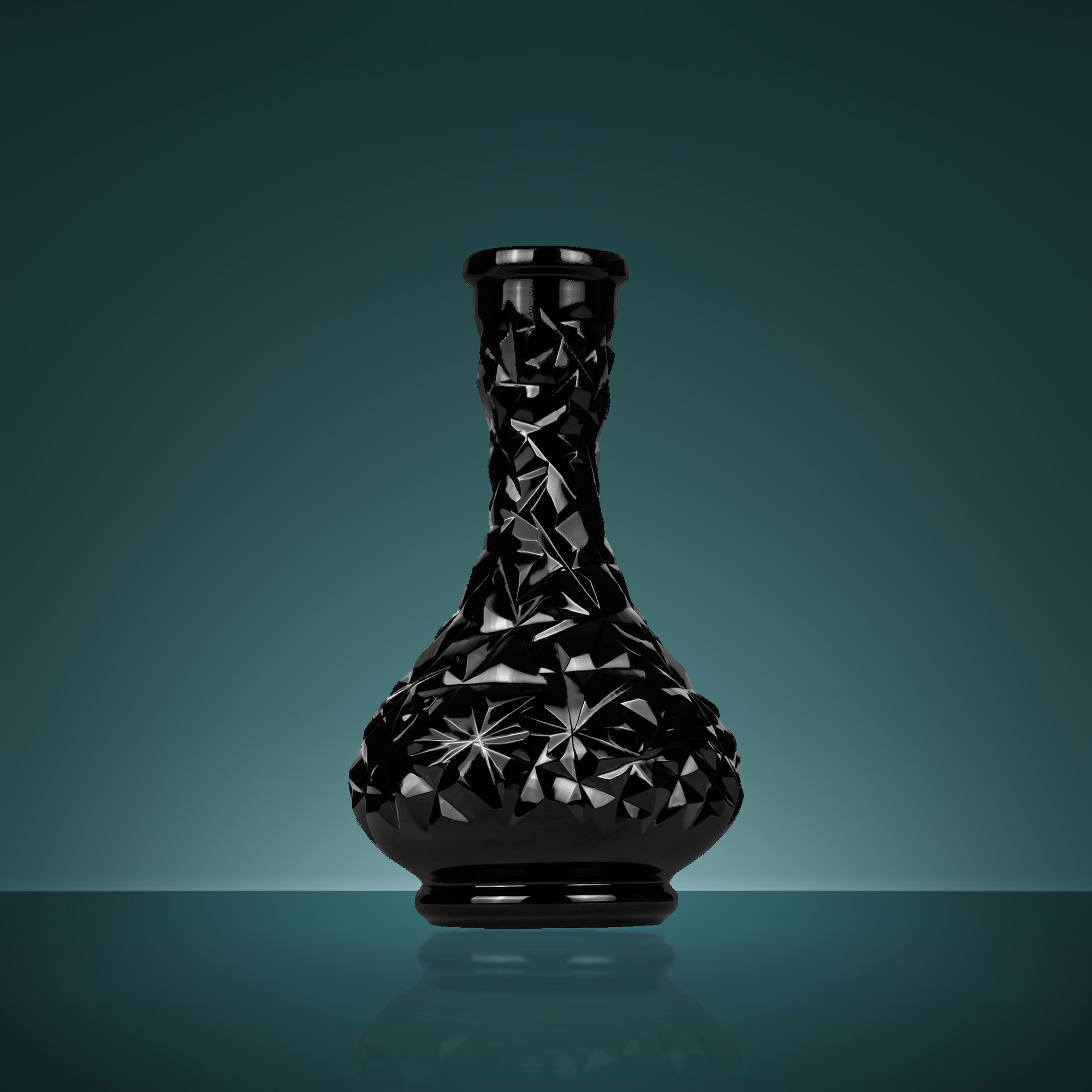 Caesar Crystal Large Drop - Rock - Black