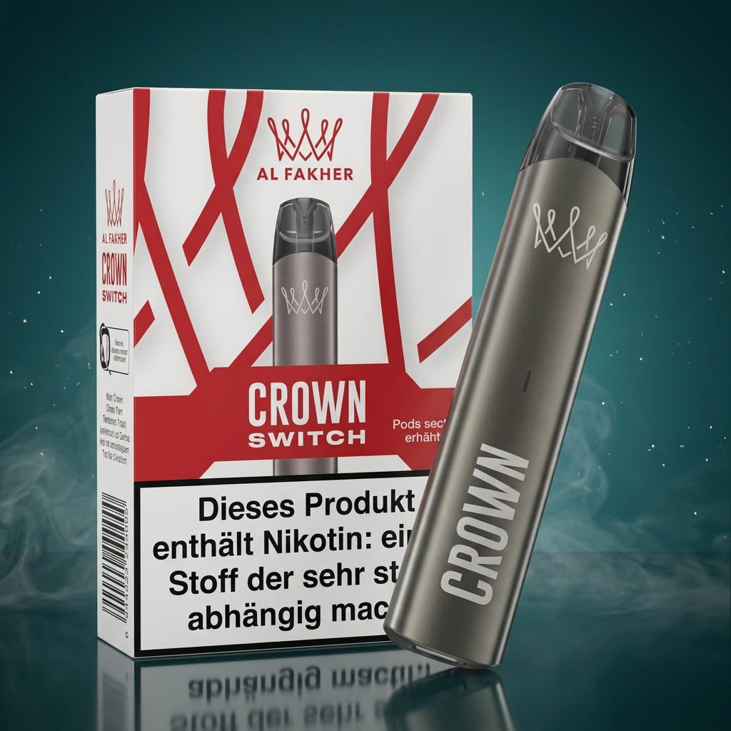 Al Fakher Crown Switch Basisgerät Shadow Chrome