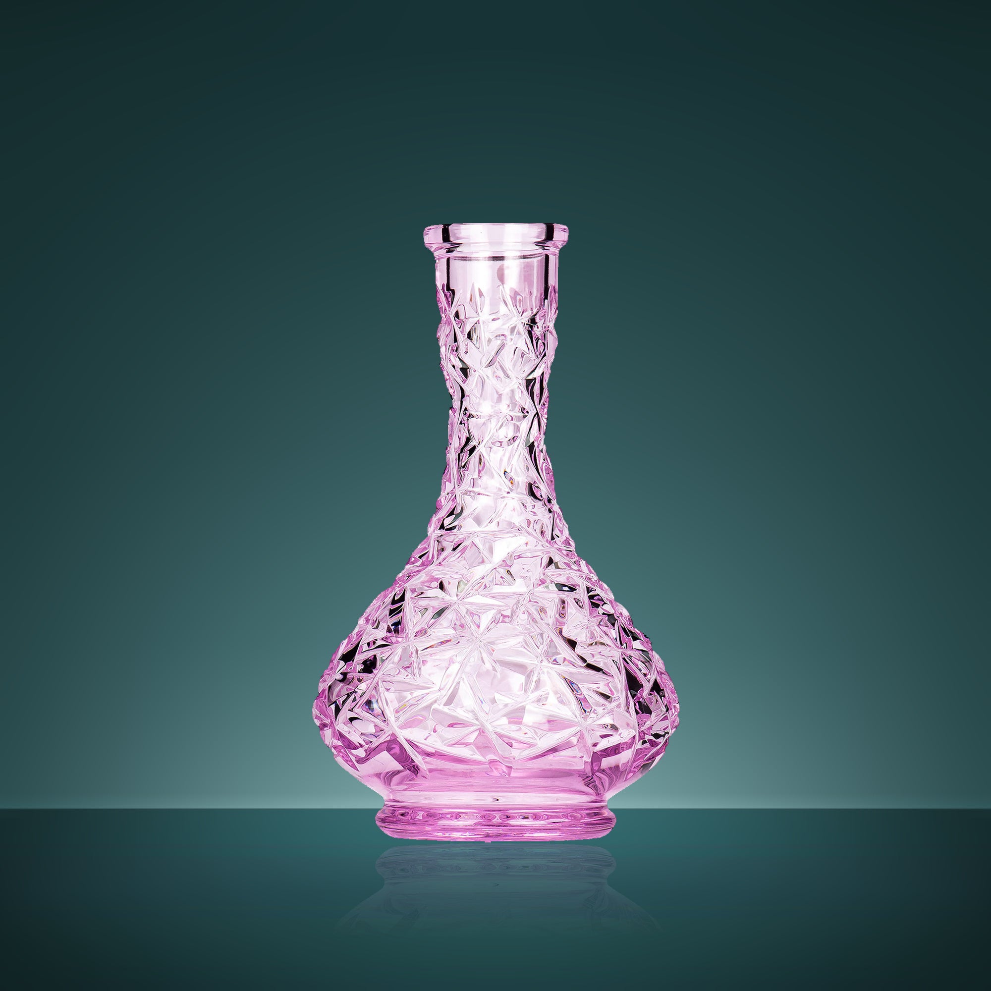 Caesar Crystal Bowl Drop Rock Pink