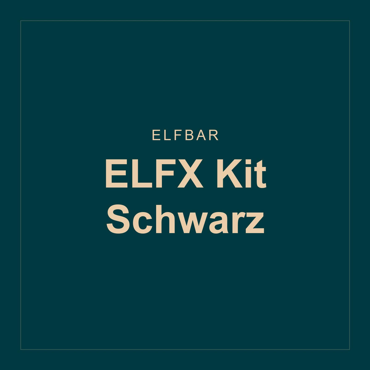Elfbar · ELFX Kit Schwarz