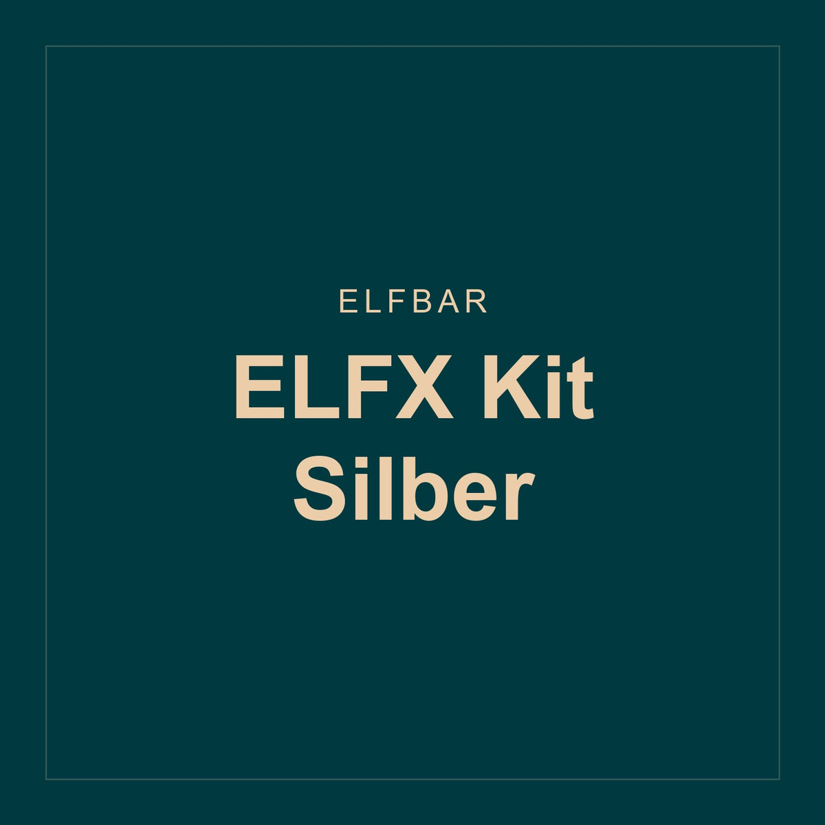 Elfbar · ELFX Kit Silber