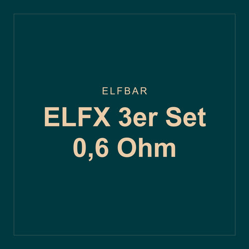 Elfbar · ELFX 3er Set 0,6 Ohm