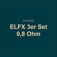 Elfbar ELFX Pods 3er Set 0,8 Ohm