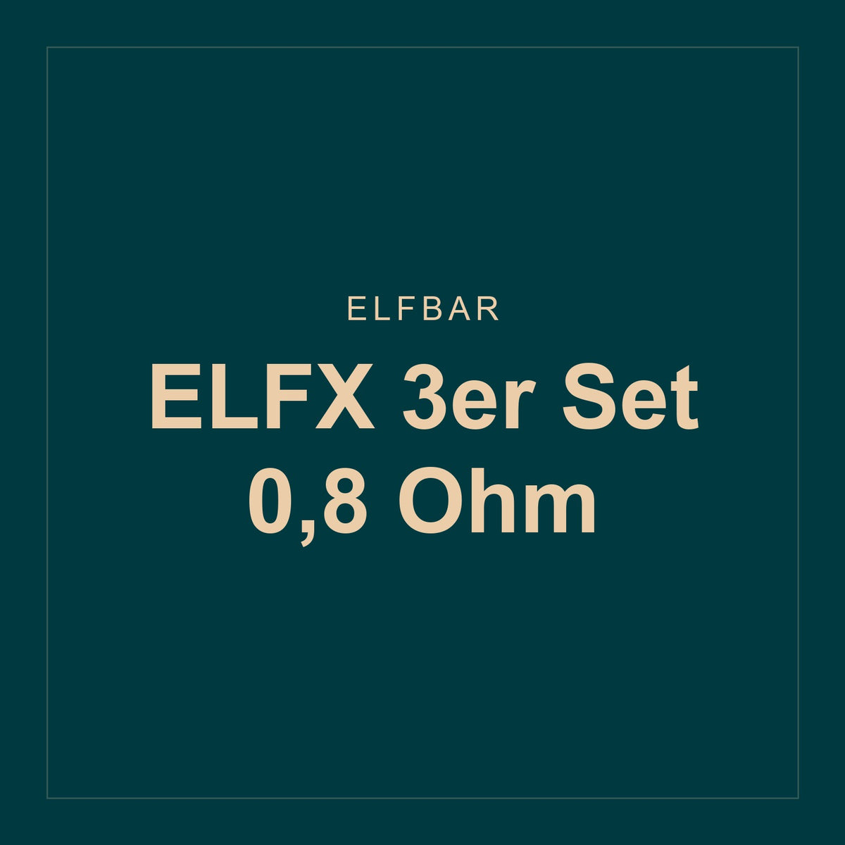 Elfbar · ELFX 3er Set 0,8 Ohm