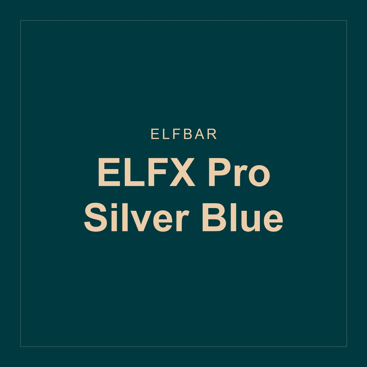 Elfbar · ELFX Pro Silver Blue