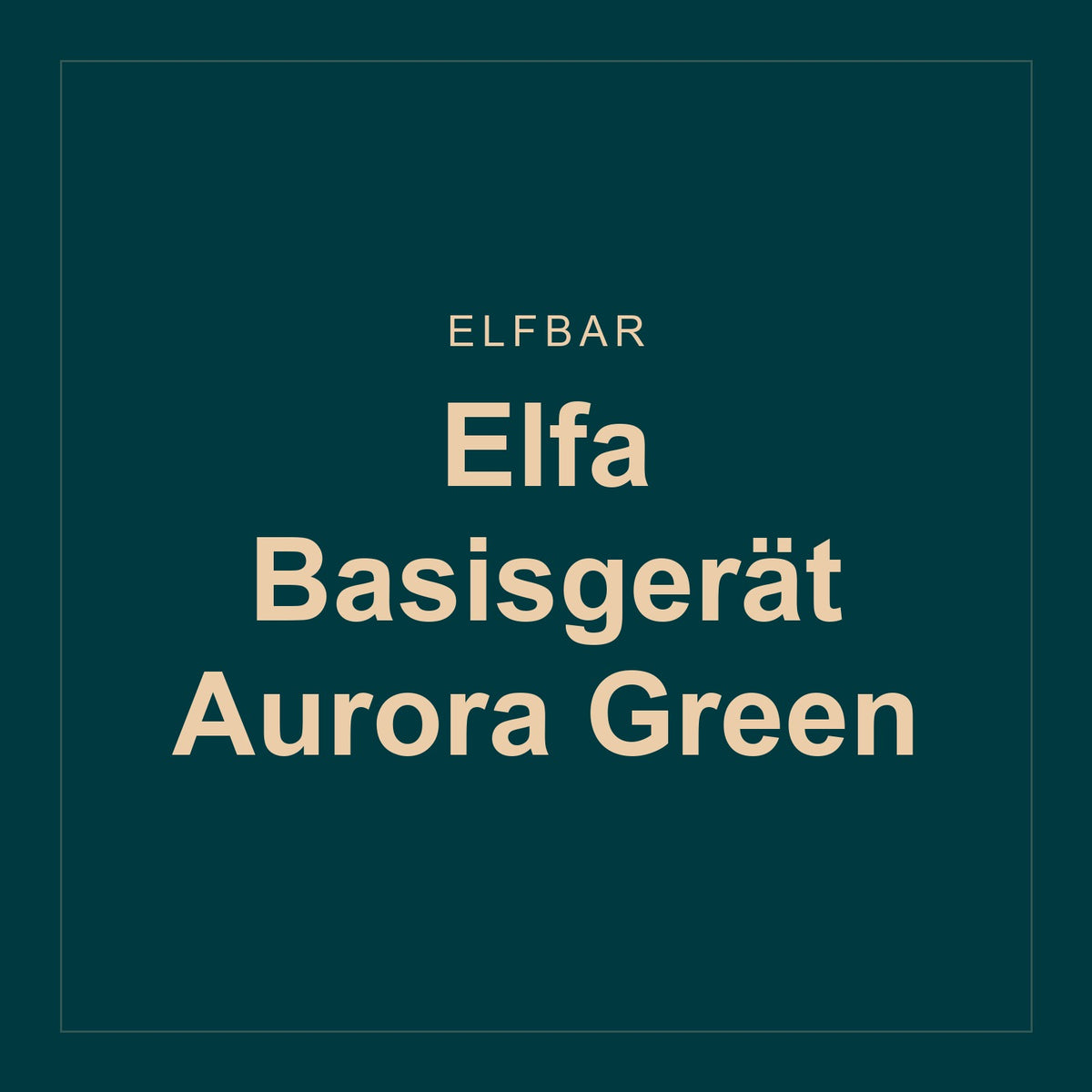 Elfbar · Elfa Basisgerät Aurora Green