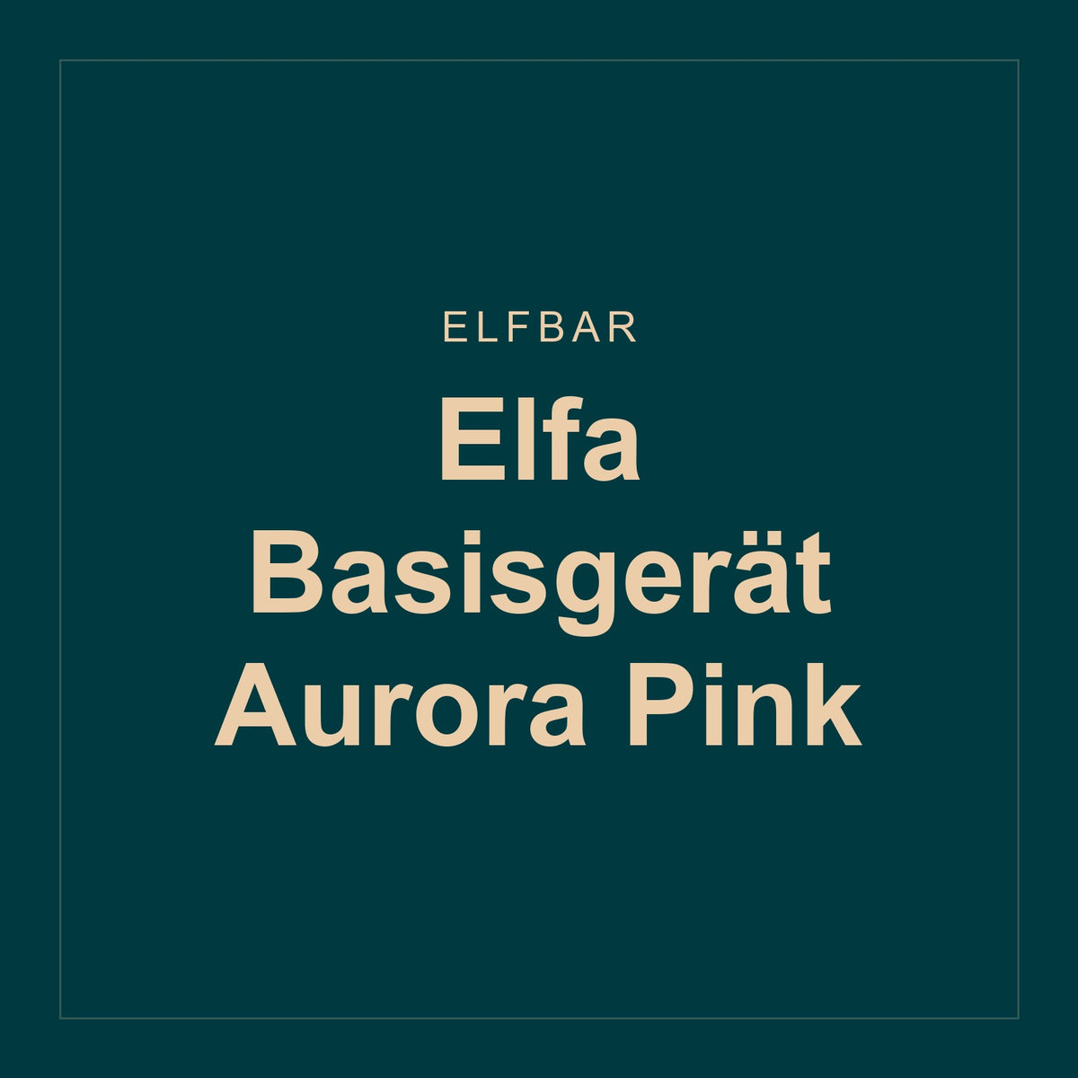 Elfbar · Elfa Basisgerät Aurora Pink