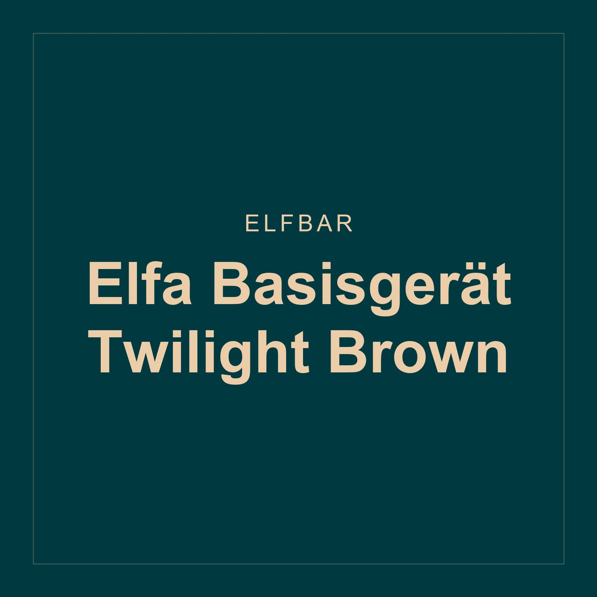 Elfbar · Elfa Basisgerät Twilight Brown