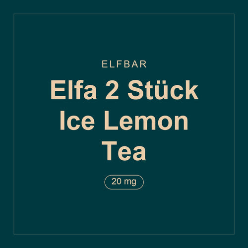 Elfbar · Elfa 2 Stück Ice Lemon Tea · 20 mg