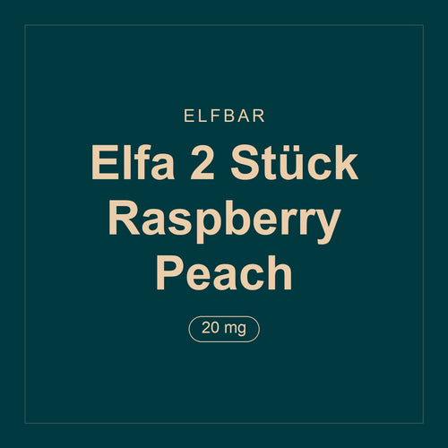 Elfbar · Elfa 2 Stück Raspberry Peach · 20 mg
