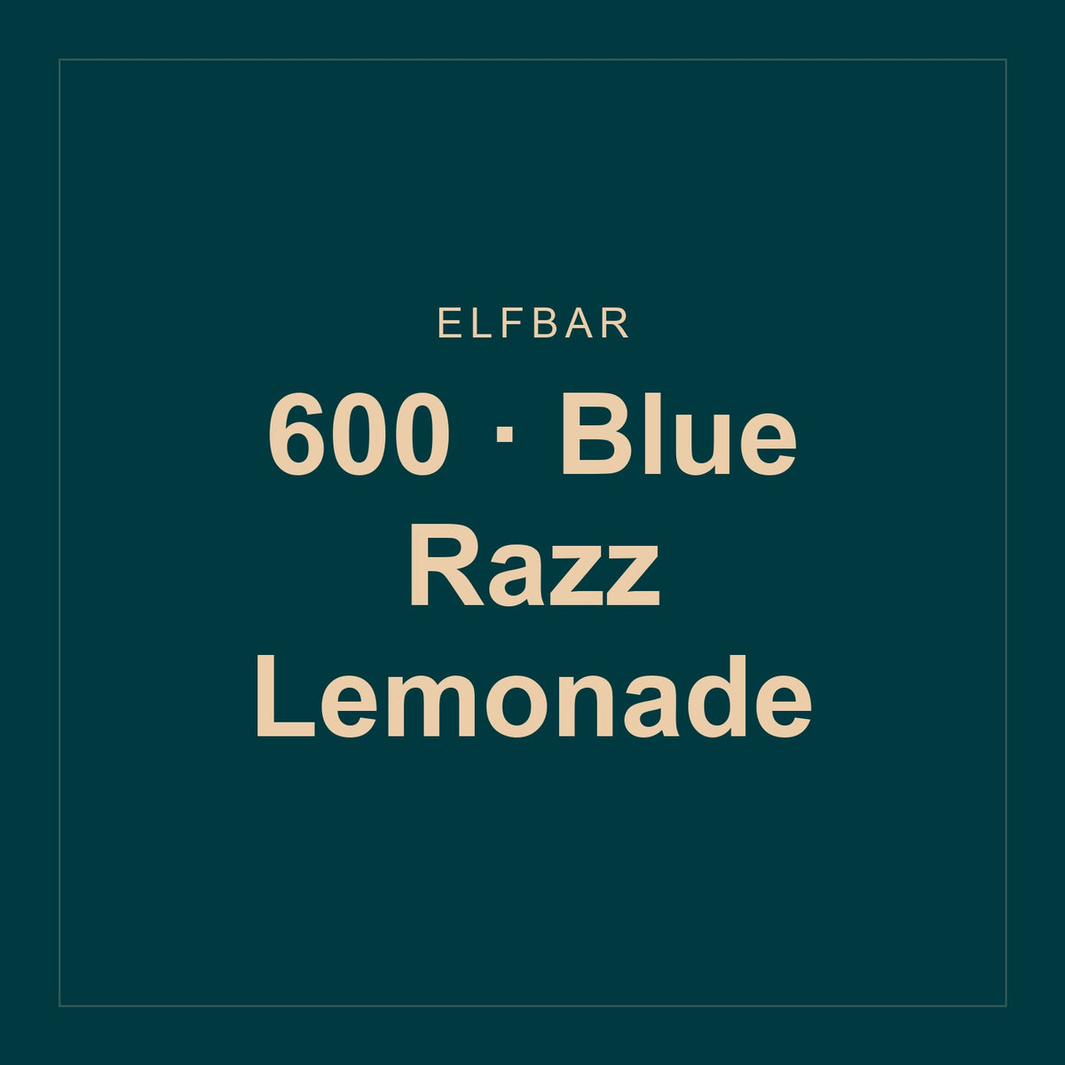 Elfbar · 600 · Blue Razz Lemonade