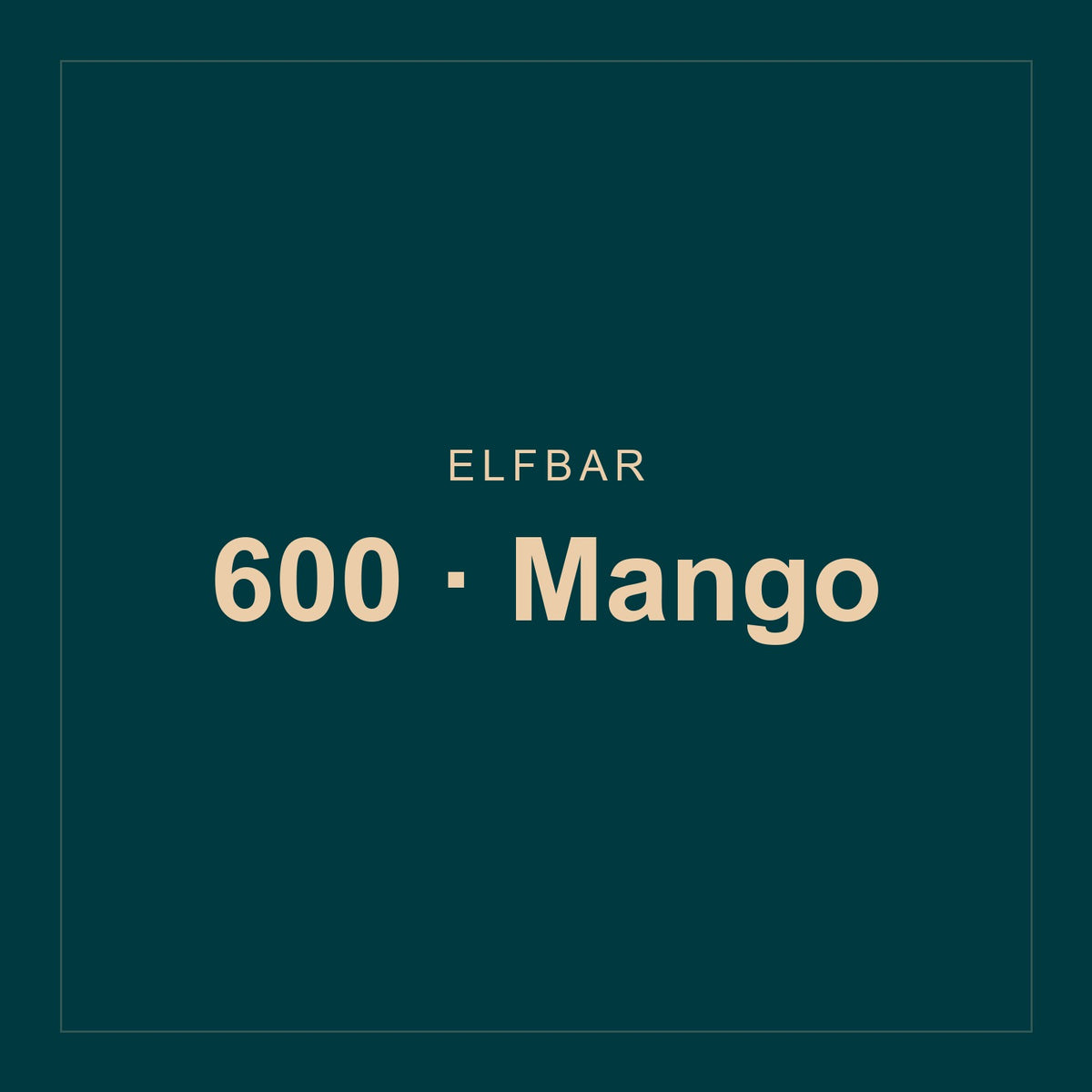 Elfbar · 600 · Mango