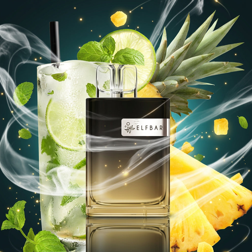 Elfbar CR600 20mg Pineapple Mojito Einweg Vape online kaufen bei Smokez