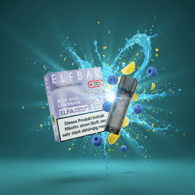 Elfbar ELFA Pod - Blue Razz Lemonade (2er Pack) online kaufen bei Smokez