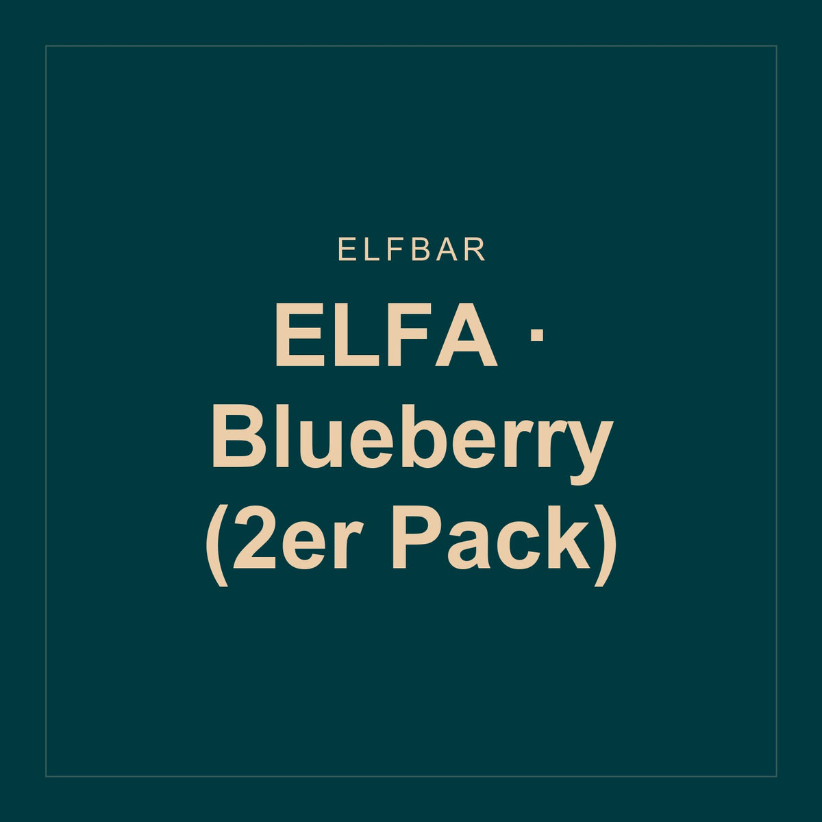 Elfbar · ELFA · Blueberry (2er Pack)