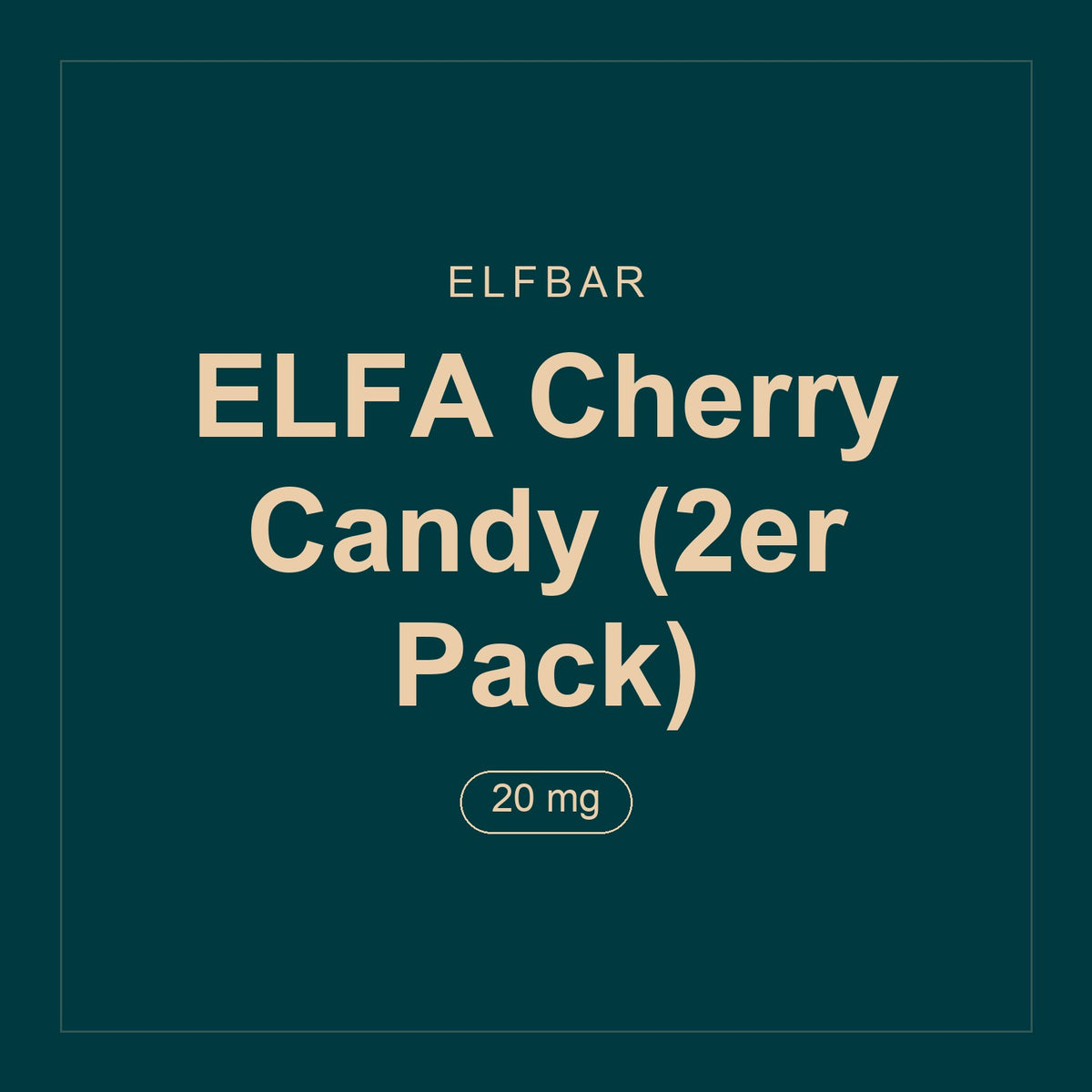 Elfbar · ELFA Cherry Candy (2er Pack) · 20 mg