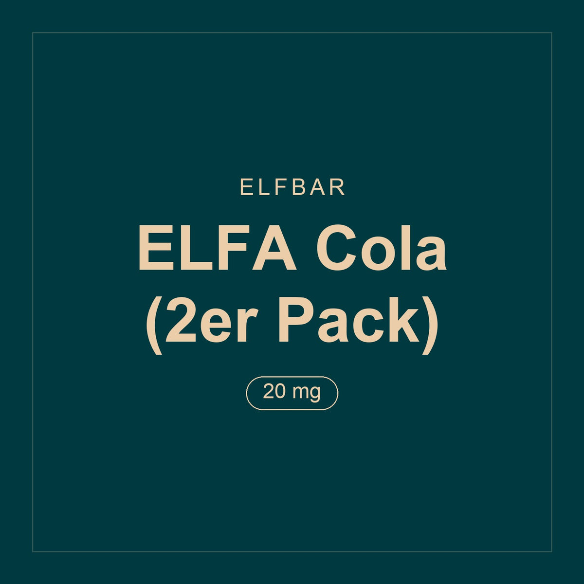 Elfbar · ELFA Cola (2er Pack) · 20 mg