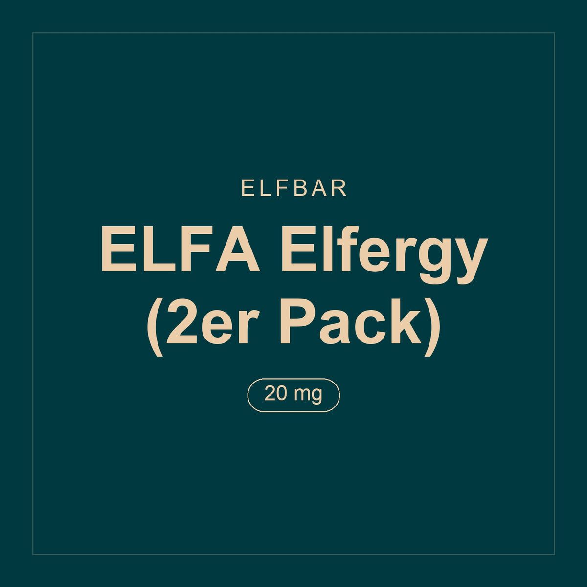 Elfbar · ELFA Elfergy (2er Pack) · 20 mg