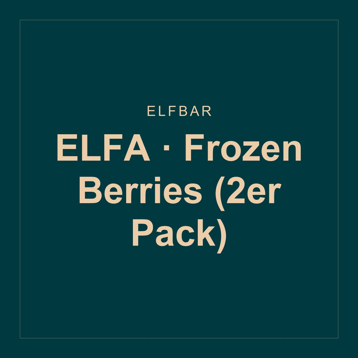 Elfbar · ELFA · Frozen Berries (2er Pack)