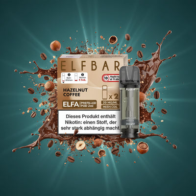 Elfbar ELFA Pod - Hazelnut Coffee (2er Pack) online kaufen bei Smokez