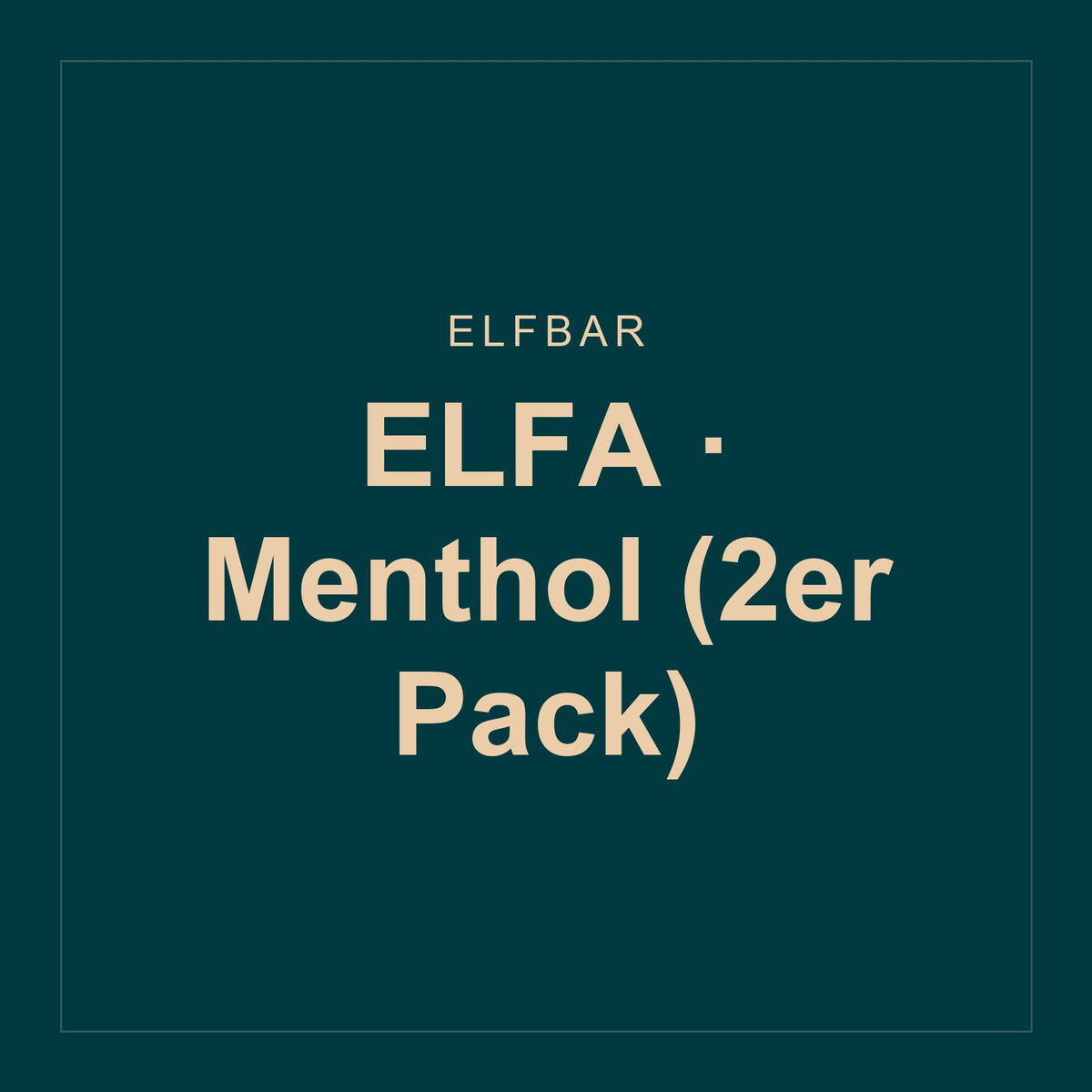 Elfbar · ELFA · Menthol (2er Pack)