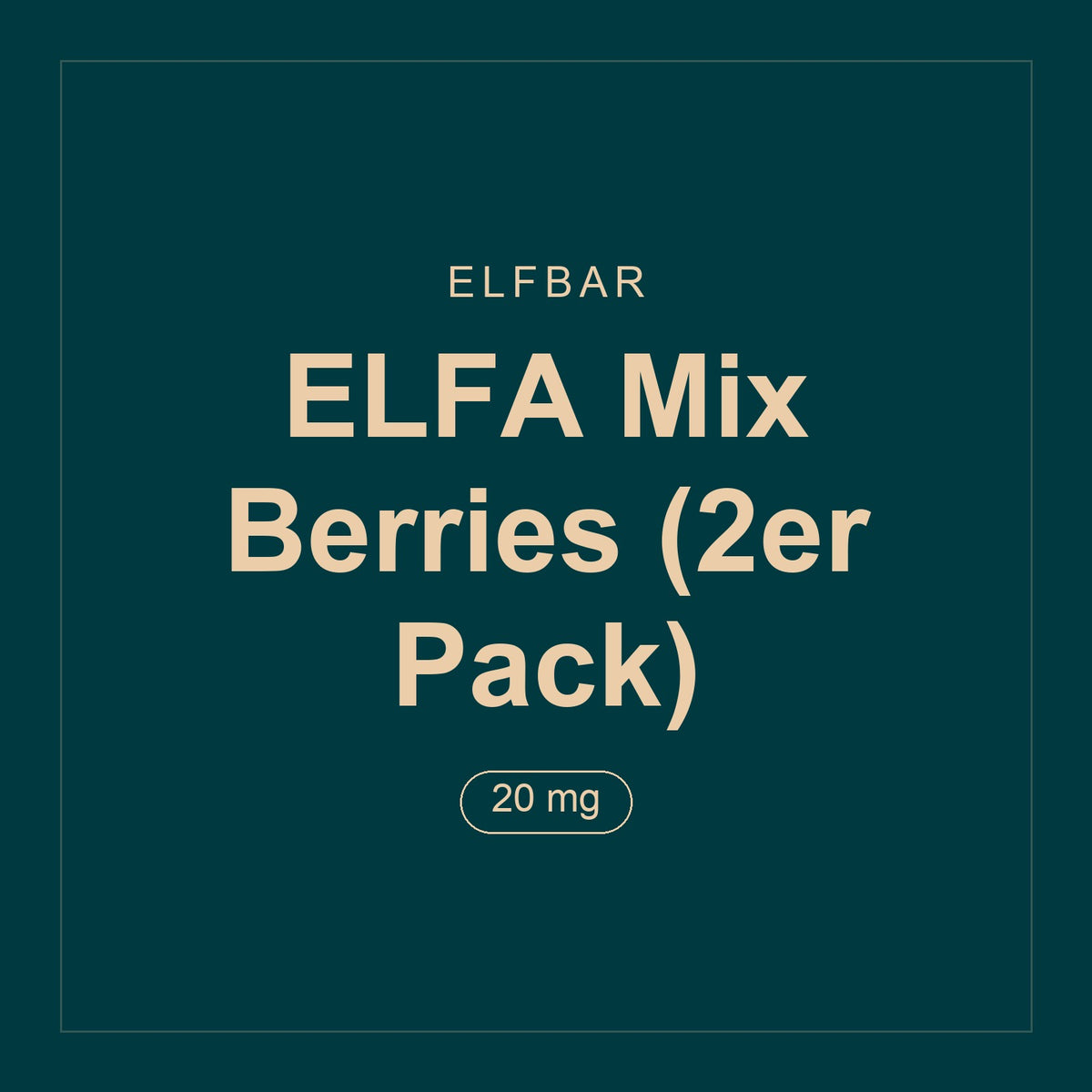 Elfbar · ELFA Mix Berries (2er Pack) · 20 mg