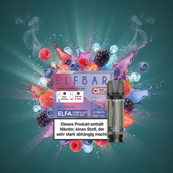 elfbar pods mix berries Buy ELFA Pod 20mg (2-pack) – Pod mixed berries vape Die 10 besten Elfbar Prefilled Kit Stength:20mg