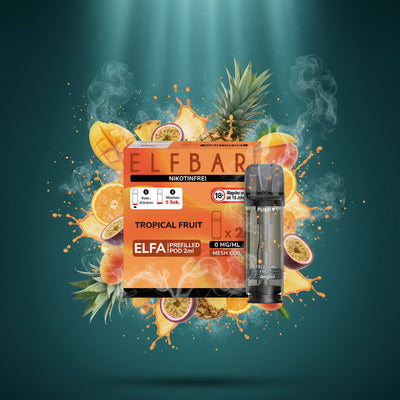 Elfbar ELFA Pod Tropical Fruit 0mg online kaufen bei Smokez