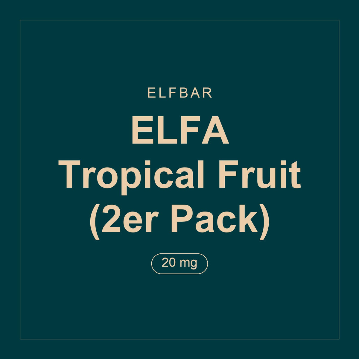 Elfbar · ELFA Tropical Fruit (2er Pack) · 20 mg