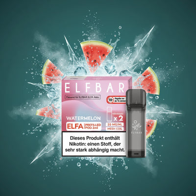 Elfbar ELFA Pod - Watermelon (2er Pack) Pod System online kaufen bei Smokez