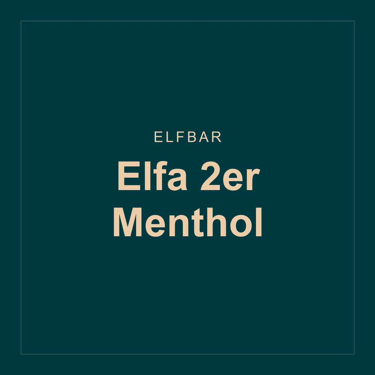 Elfbar · Elfa 2er Menthol