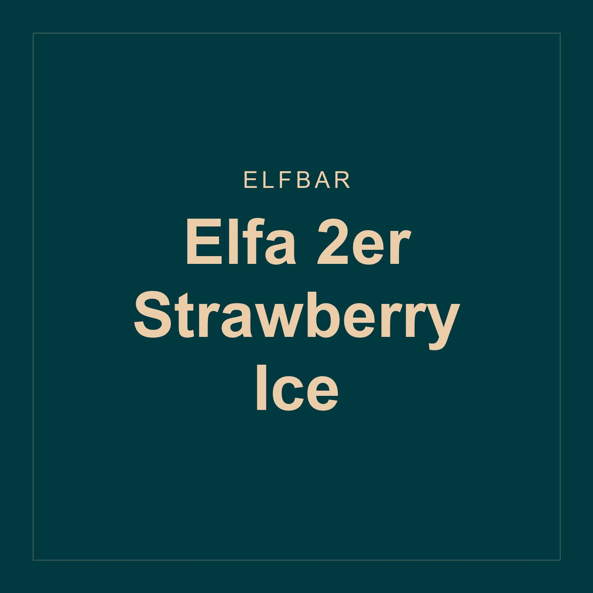 Elfbar · Elfa 2er Strawberry Ice