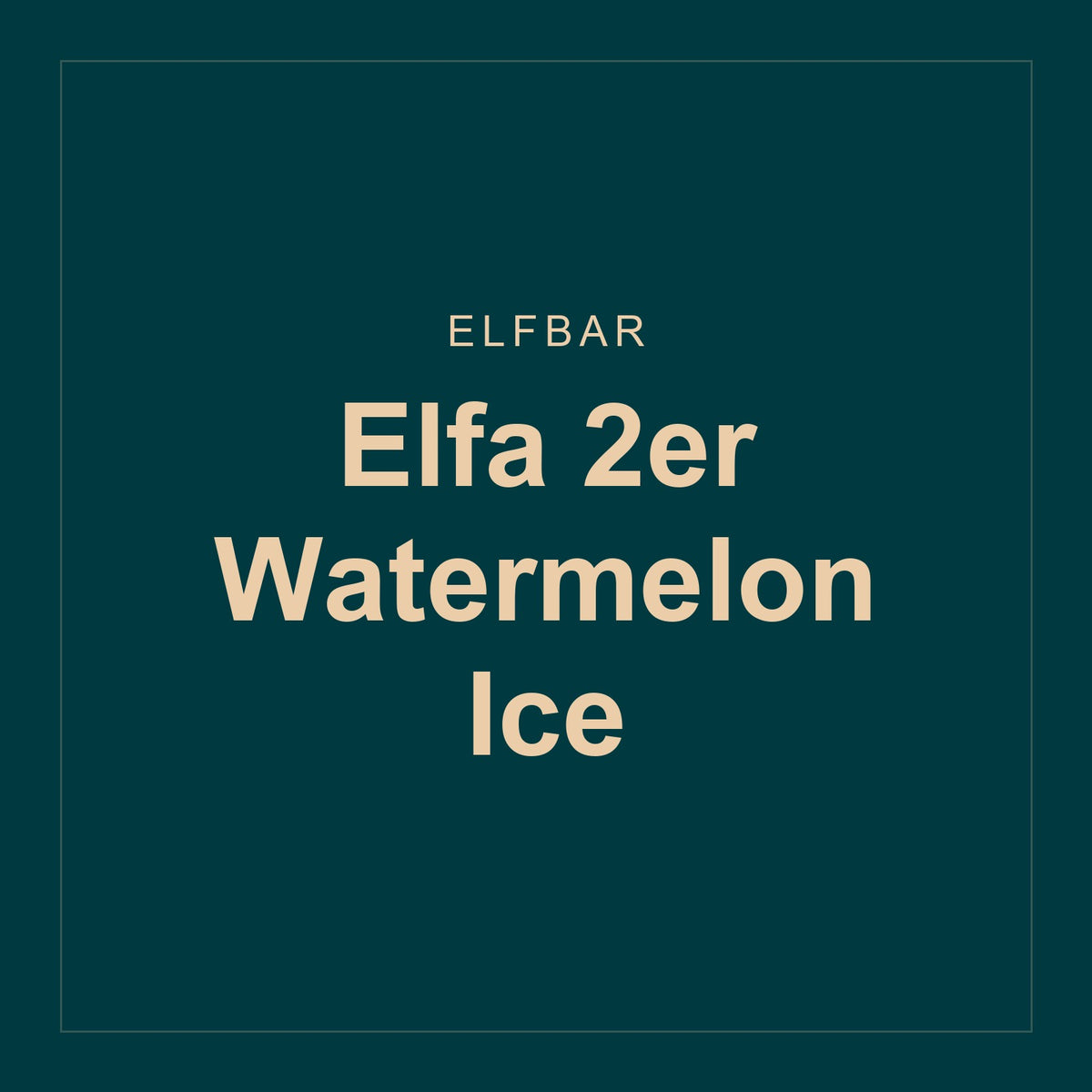 Elfbar · Elfa 2er Watermelon Ice