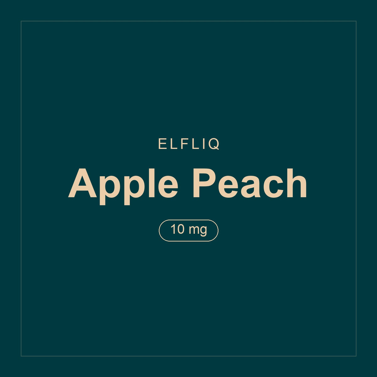 ELFLIQ · Apple Peach · 10 mg