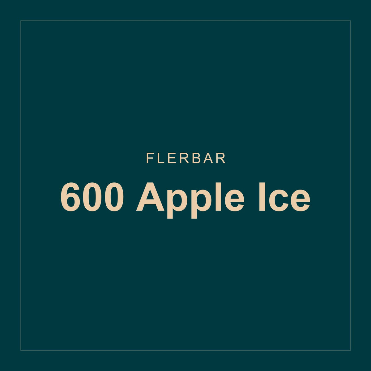Flerbar · 600 Apple Ice