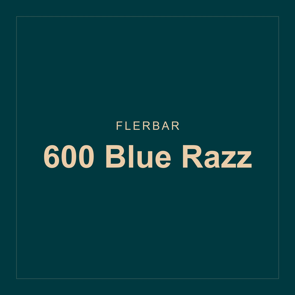 Flerbar · 600 Blue Razz