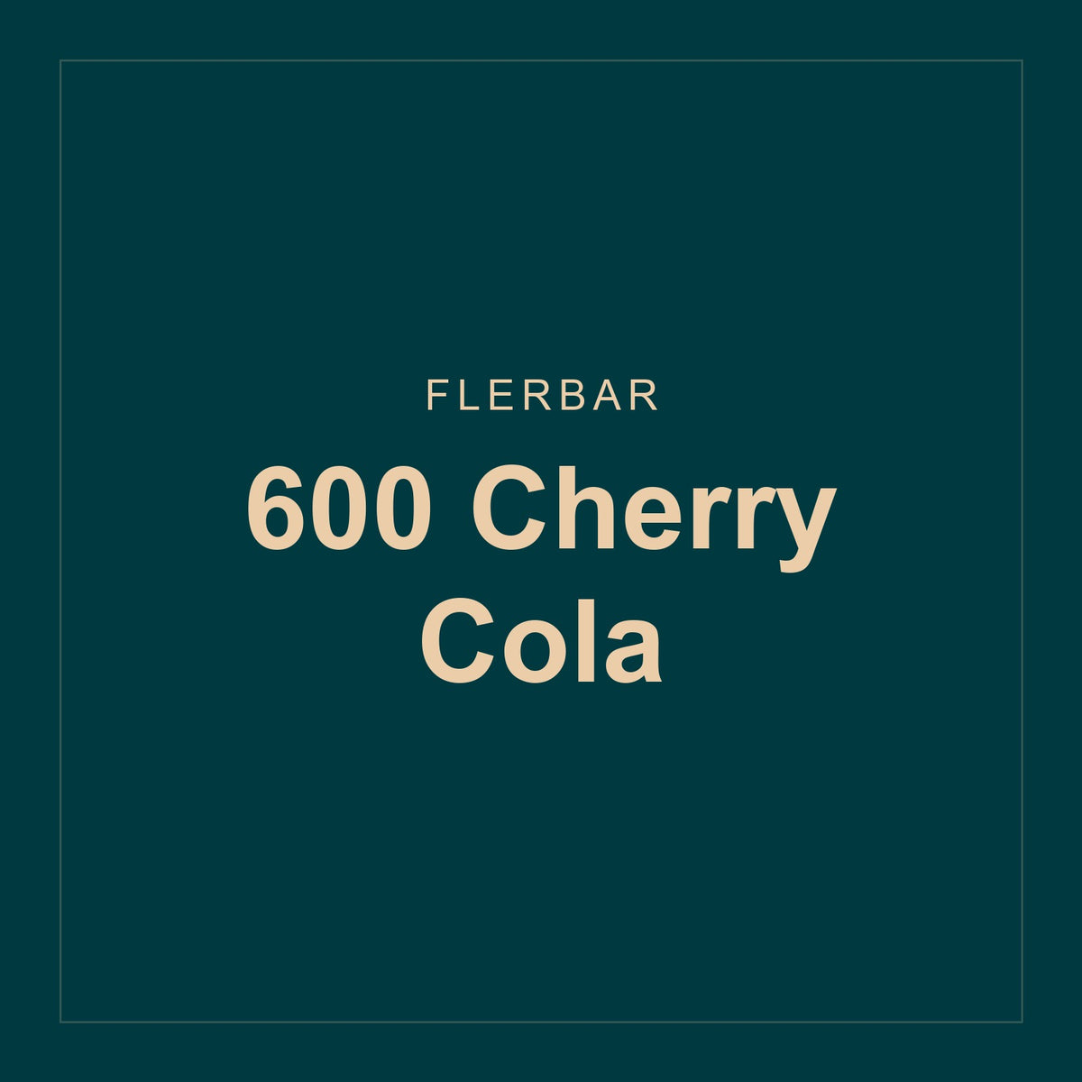 Flerbar · 600 Cherry Cola