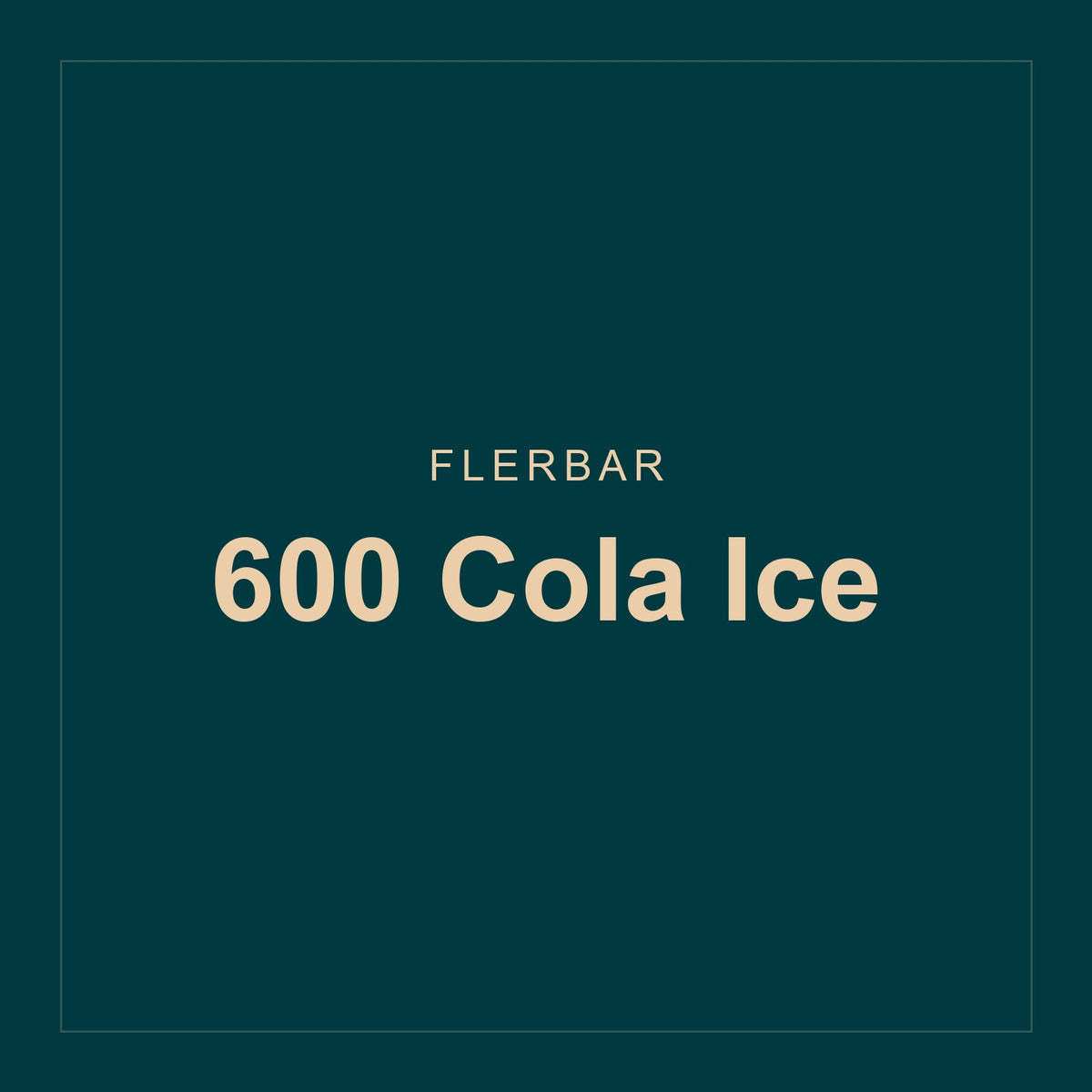 Flerbar · 600 Cola Ice