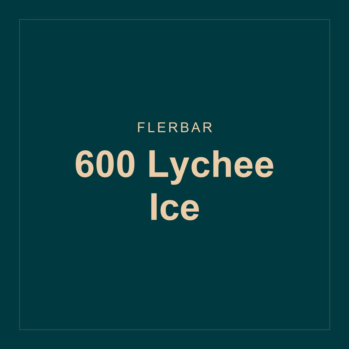 Flerbar · 600 Lychee Ice