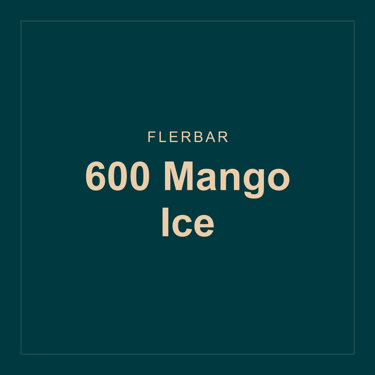 Flerbar · 600 Mango Ice