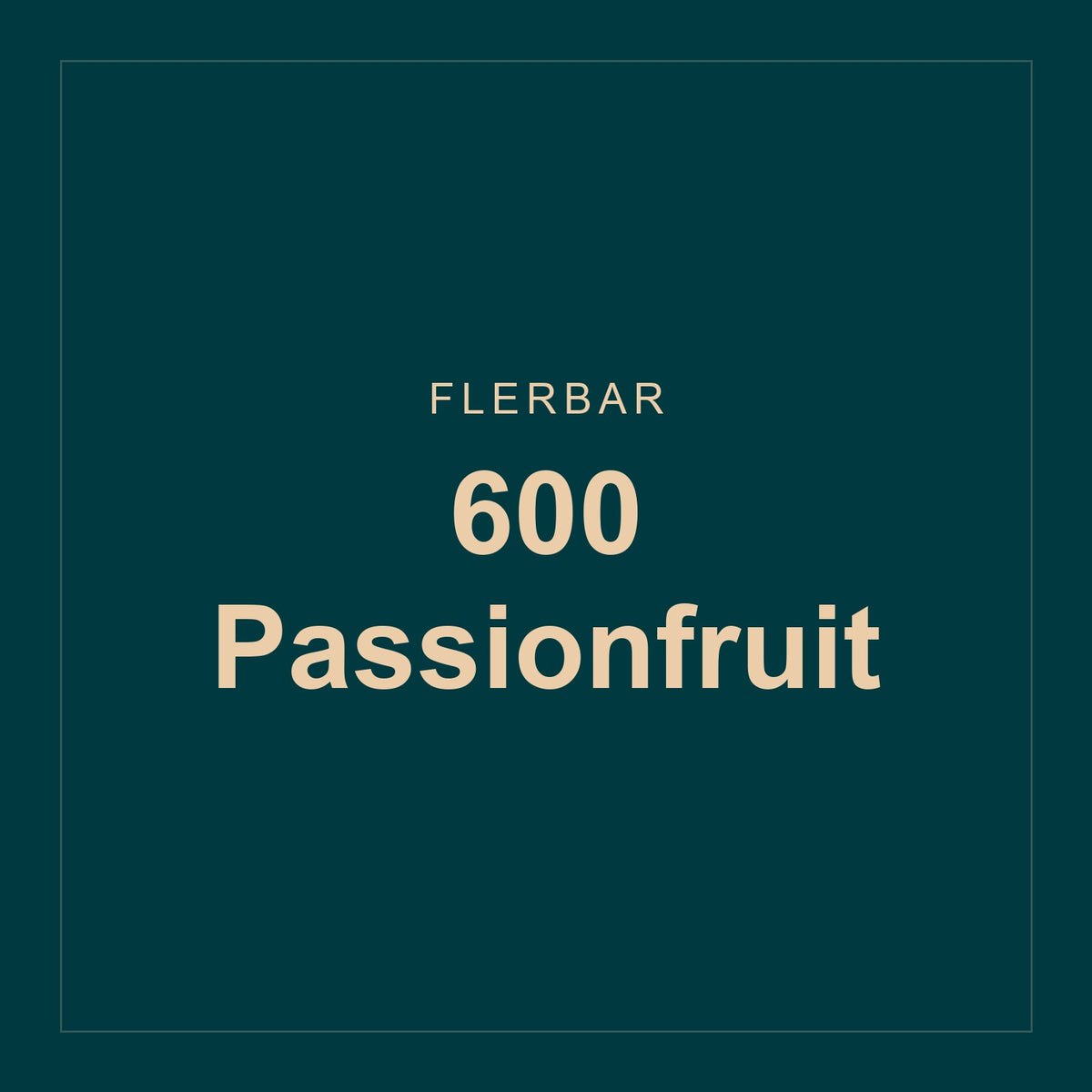 Flerbar · 600 Passionfruit