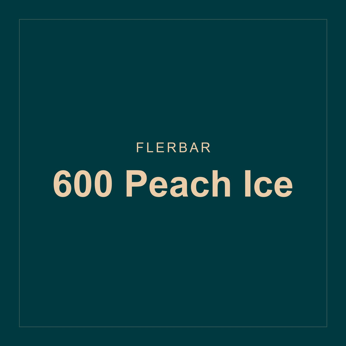 Flerbar · 600 Peach Ice